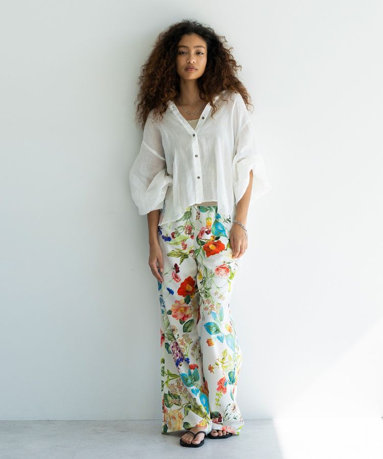 GARAGE OF GOOD CLOTHING「【日本製】フラワープリントパンツ」|その他|