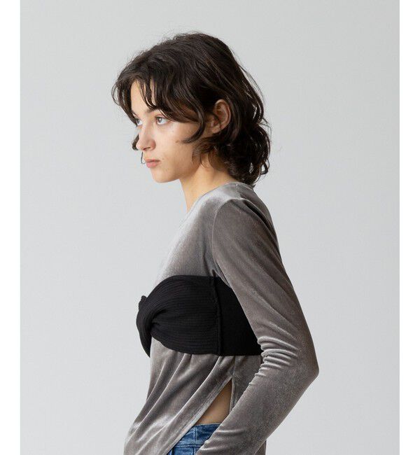 allureville「ツイストニットブラレット」|ベスト・ジレ|