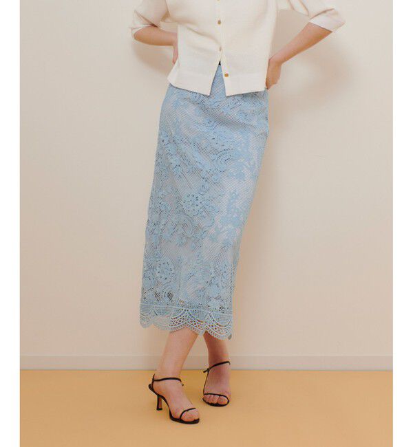 allureville「メッシュレーススカート」|スカート|