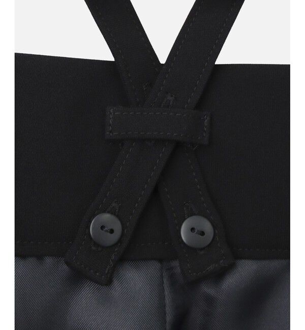 LOULOU WILLOUGHBY「【LOULOU WILLOUGHBY】◇ダブルクロスハイウエストサスパンツ」|チノ|