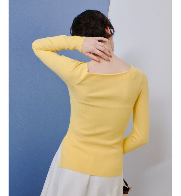 allureville「2WAYネックサイドスリットプルオーバー」|ニット・セーター|