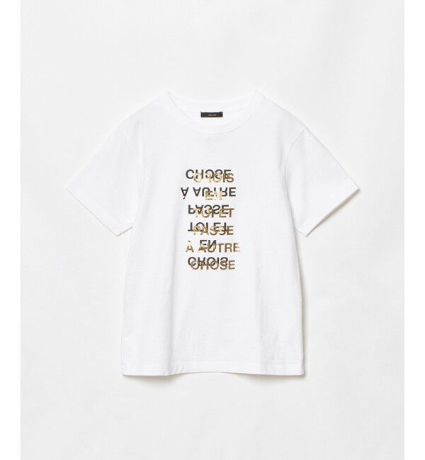 allureville「メタリックレイヤードロゴＴシャツ」|その他|