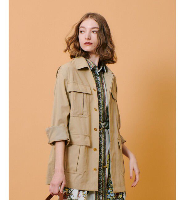 allureville「シャンブレーミリタリーブルゾン」|ブルゾン・スタジャン|