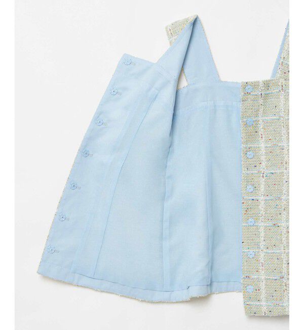 LOULOU WILLOUGHBY「【LOULOU WILLOUGHBY】LINTONツイードジレ」|ベスト・ジレ|