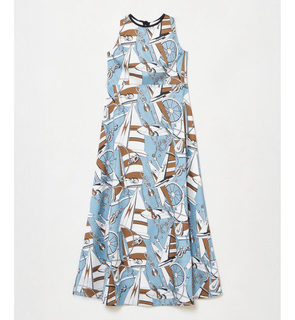 LOULOU WILLOUGHBY「【LOULOU WILLOUGHBY】RATTIマリーナプリントアメスリワンピース」|ワンピース|