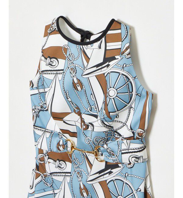 LOULOU WILLOUGHBY「【LOULOU WILLOUGHBY】RATTIマリーナプリントアメスリワンピース」|ワンピース|