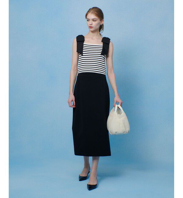 LOULOU WILLOUGHBY「【LOULOU WILLOUGHBY】カメリアポンチタイトスカート」|タイト|