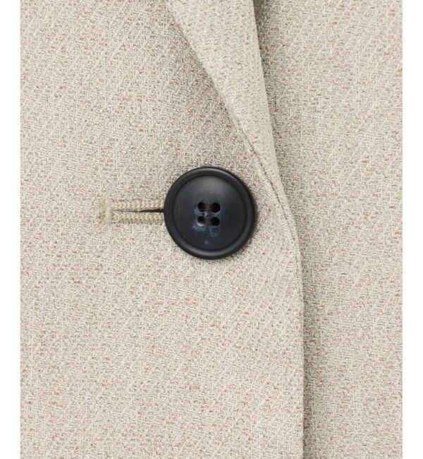 allureville「麻調カルゼサイドオープンジレ」|ベスト・ジレ|