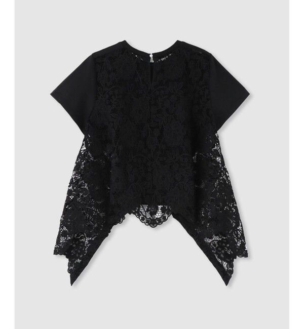 LOULOU WILLOUGHBY「◇ 【LOULOU WILLOUGHBY】レースドッキングプルオーバー」|Tシャツ・カットソー|