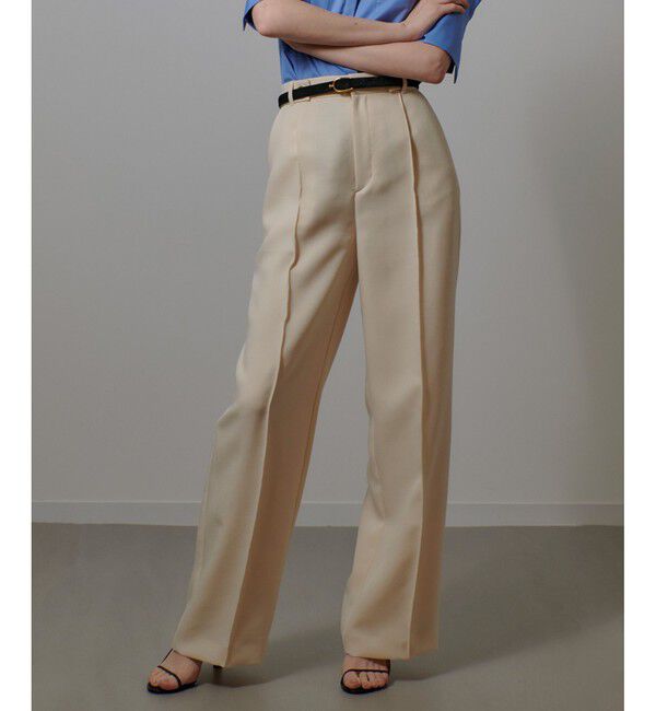 allureville「ダブルカバークロススラックスパンツ」|スラックス|