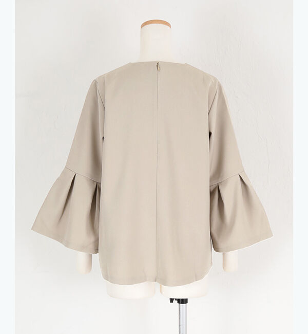 ur's「【星玲奈さんコラボアイテム】タックフレアスリーブトップス」|シャツ・ブラウス|