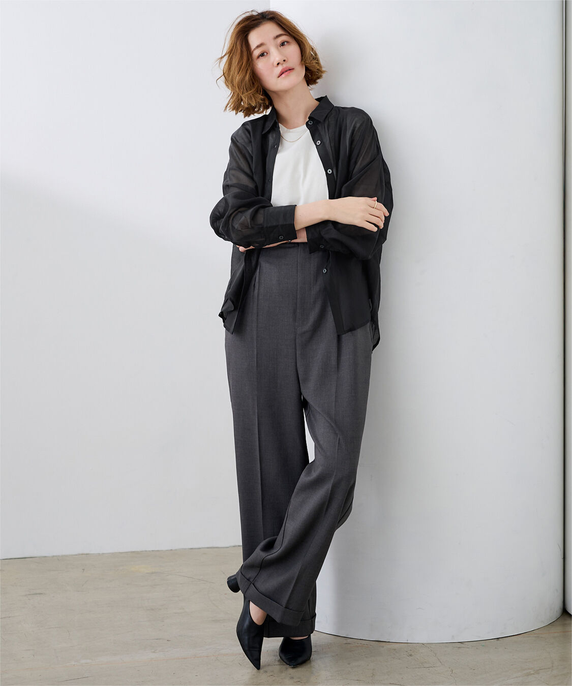 ur's「ダブルポケットシアーシャツ」|シャツ・ブラウス|