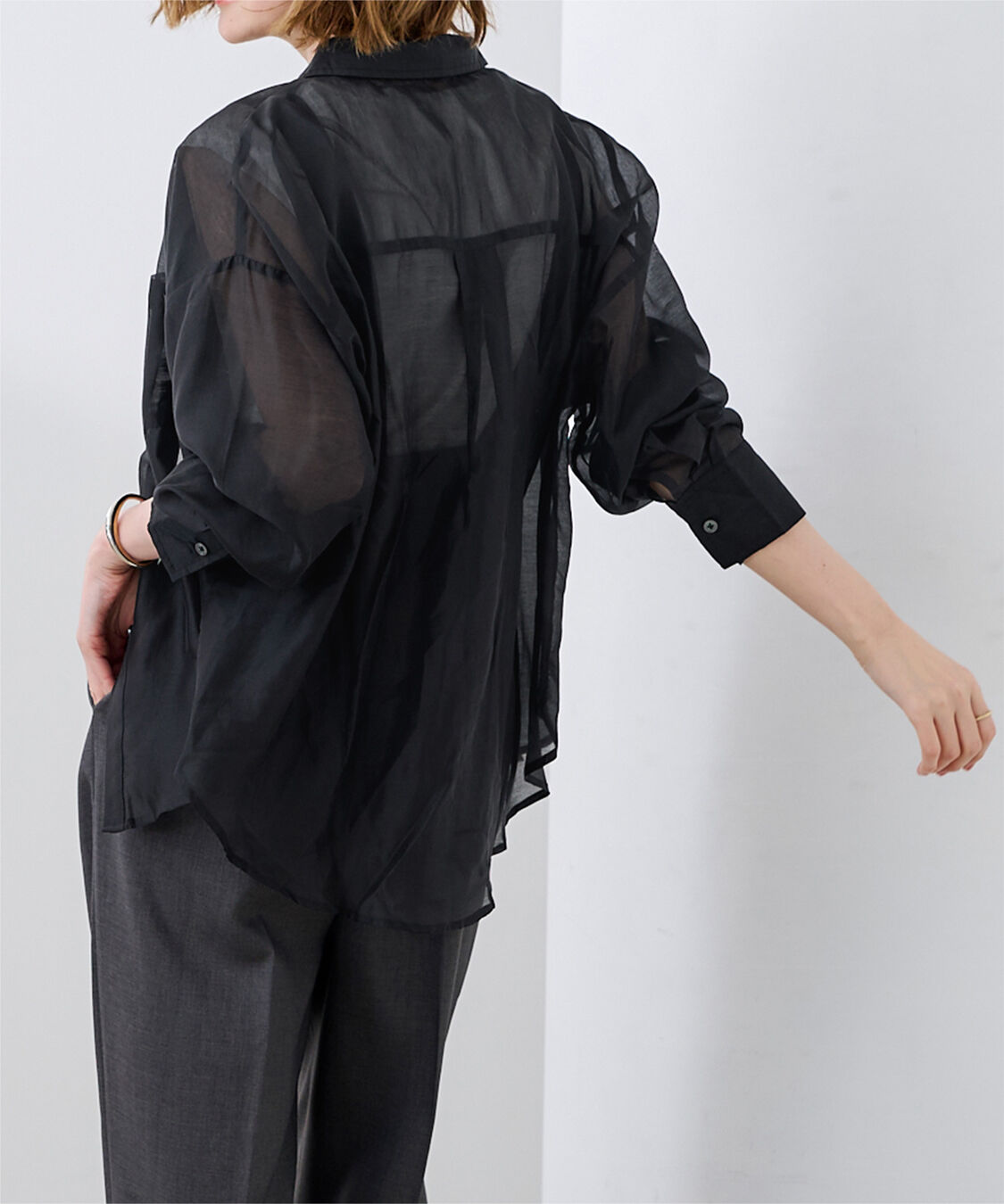 ur's「ダブルポケットシアーシャツ」|シャツ・ブラウス|