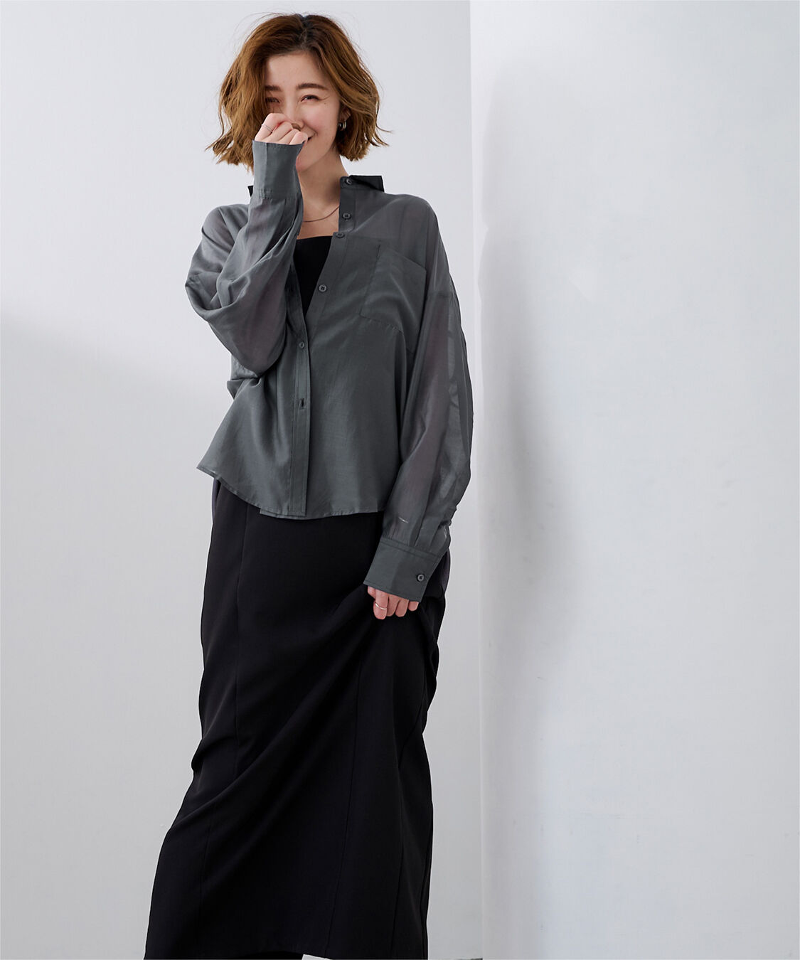 ur's「ダブルポケットシアーシャツ」|シャツ・ブラウス|