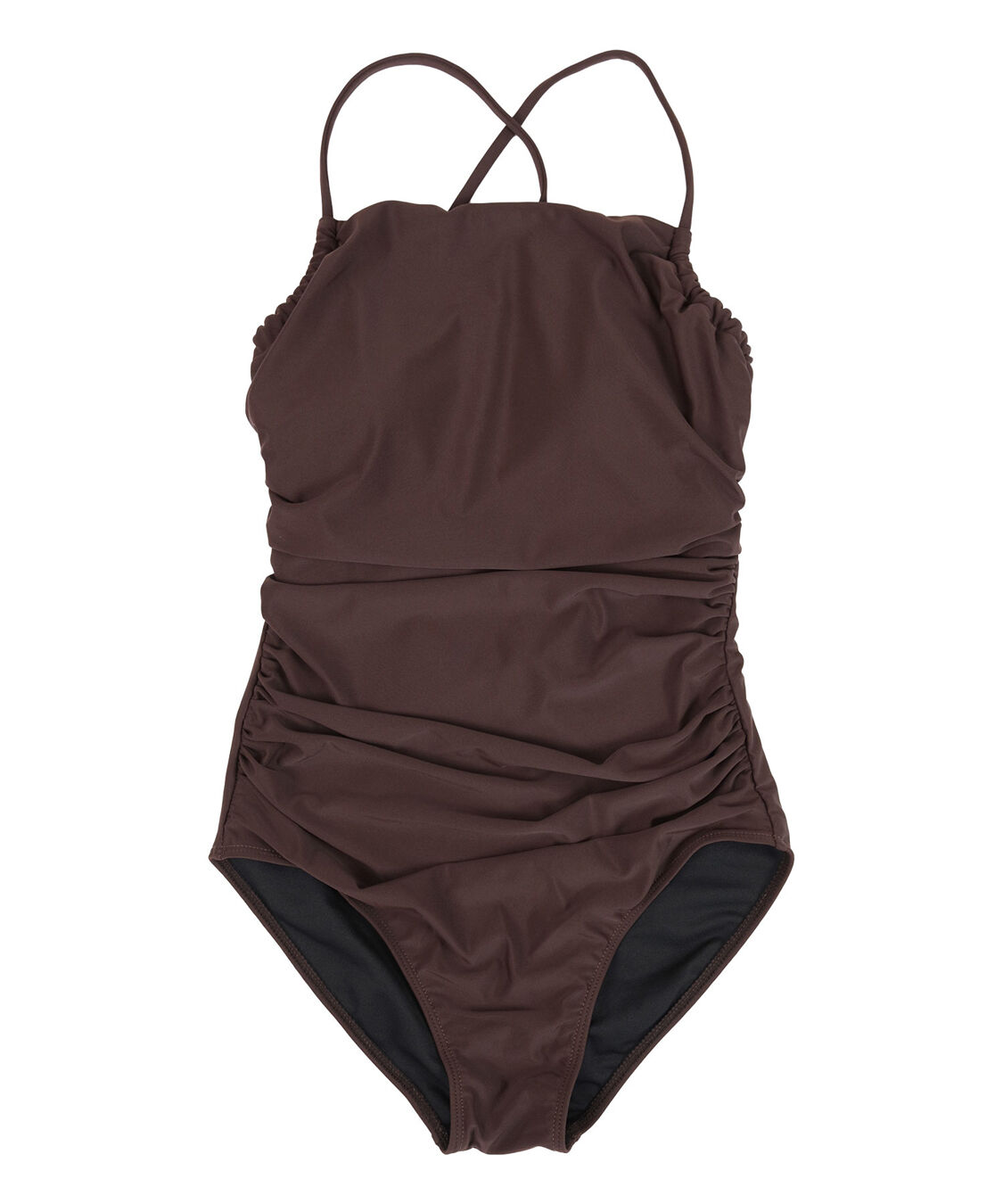 SEA DRESS「サイドギャザーバッククロスデザインワンピース/水着」|ビキニ|