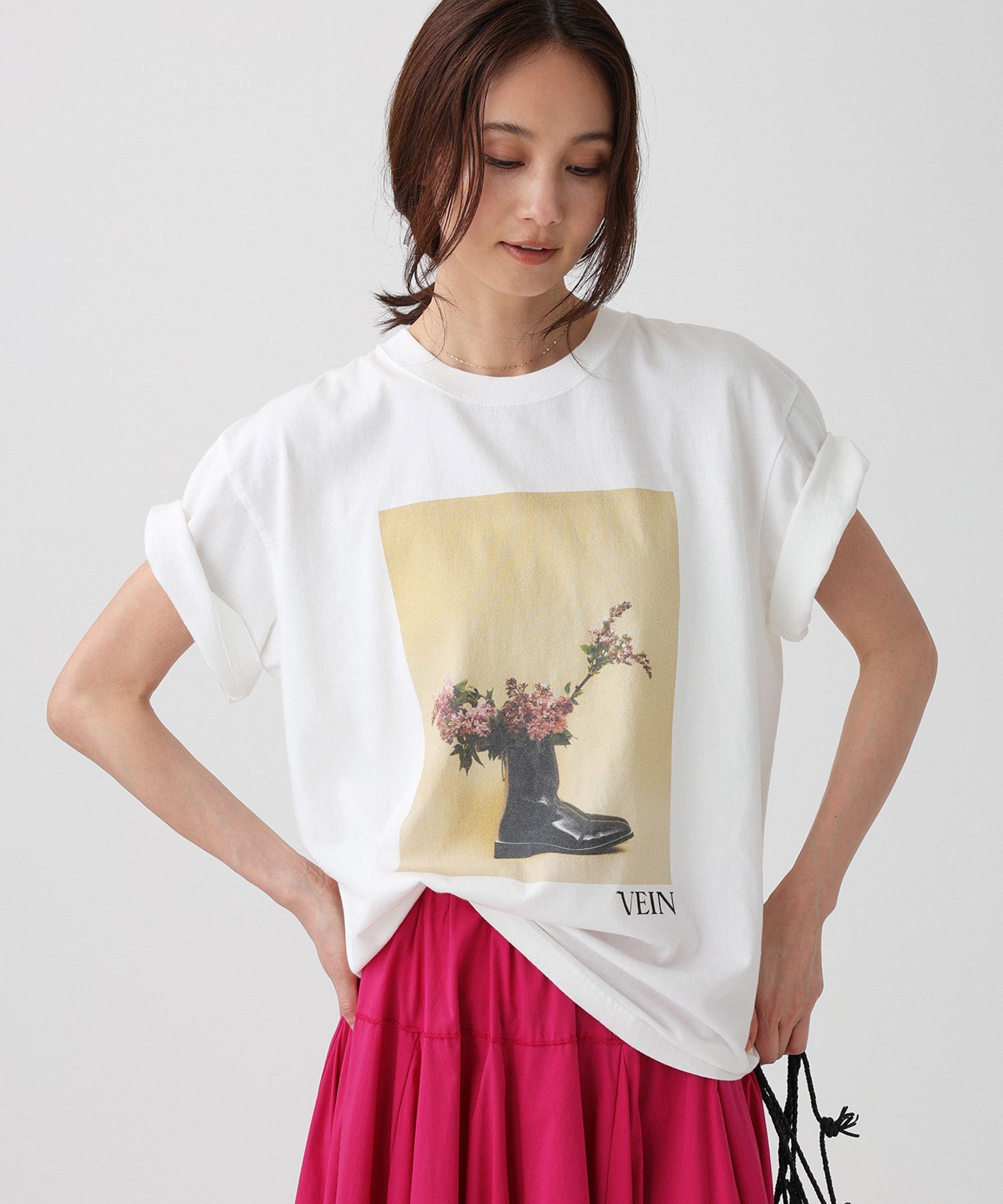  「【J.J. Mercer&times;VEIN&times;BABYLONE】BOOTS PHOTO T」|Tシャツ・カットソー|ホワイト