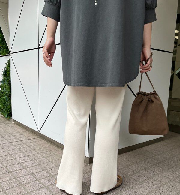  「【＠yns628企画】リブニット微フレアパンツ」|その他|