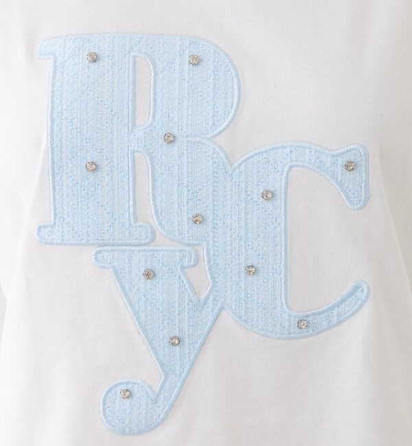  「ビジュー付ロゴアソートサスティナブルTシャツ」|プルオーバー|