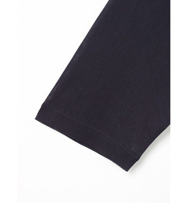 mizuiro ind「mizuiro ind メッシュロングスリーブワイドT」|Tシャツ・カットソー|