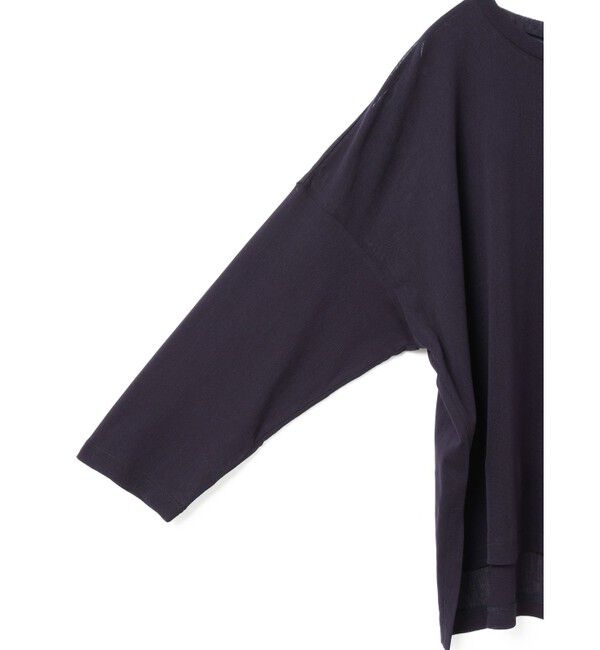 mizuiro ind「mizuiro ind メッシュロングスリーブワイドT」|Tシャツ・カットソー|