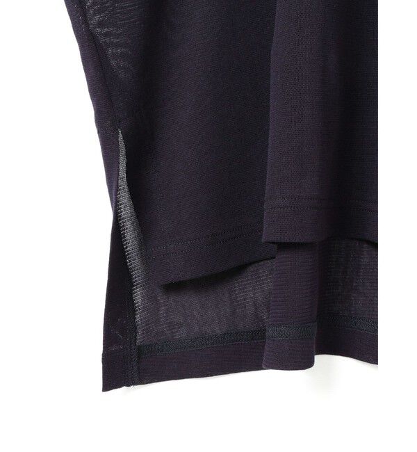 mizuiro ind「mizuiro ind メッシュロングスリーブワイドT」|Tシャツ・カットソー|