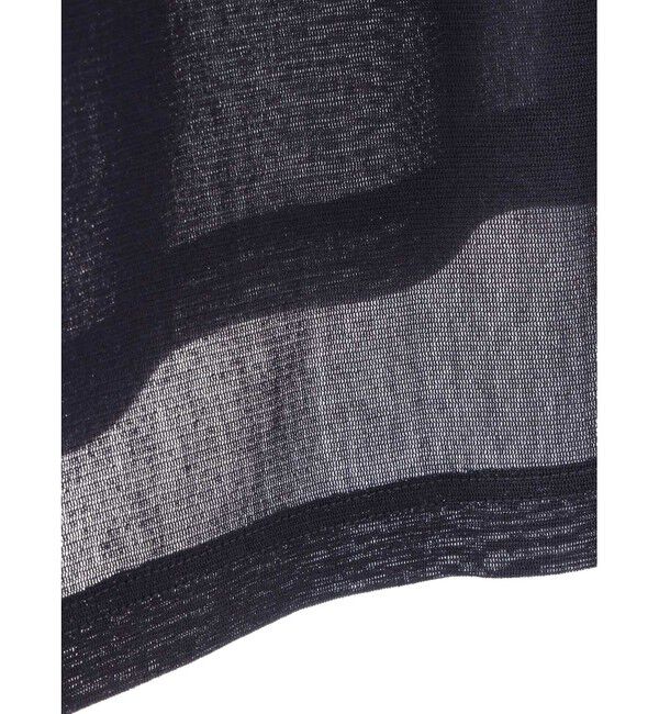 mizuiro ind「mizuiro ind メッシュロングスリーブワイドT」|Tシャツ・カットソー|