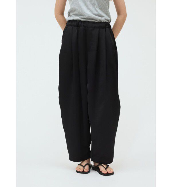 mizuiro ind「mizuiro ind サテンワイドカーゴパンツ」|その他|