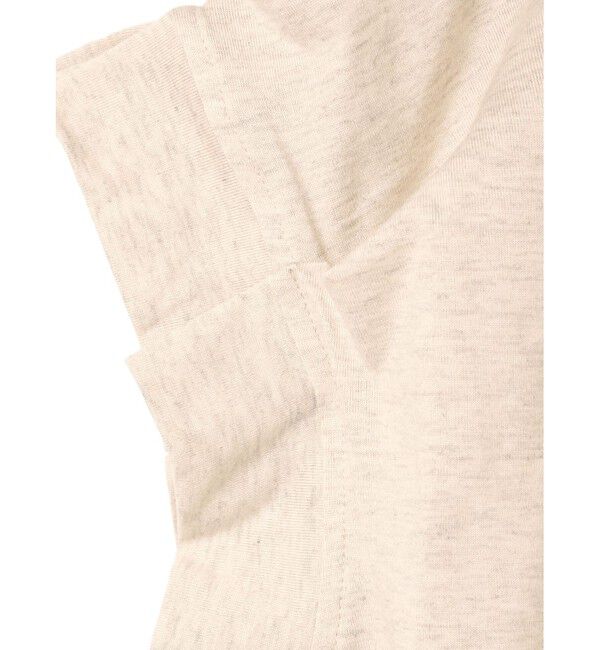 mizuiro ind「mizuiro ind フリルスリーブクルーネックプルオーバー」|Tシャツ・カットソー|