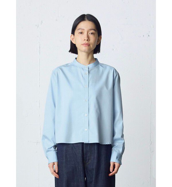 MidiUmi「MidiUmi パターンショートシャツ」|シャツ・ブラウス|サックス