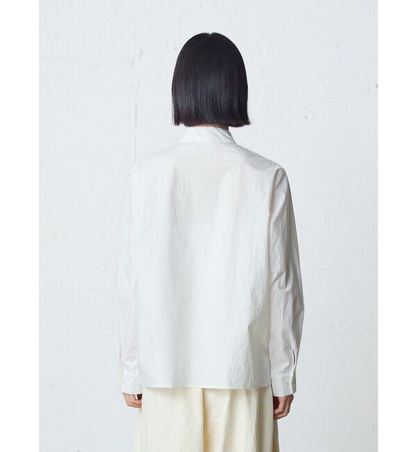 MidiUmi「MidiUmi タイネックシャツ」|シャツ・ブラウス|