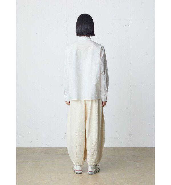 MidiUmi「MidiUmi タイネックシャツ」|シャツ・ブラウス|