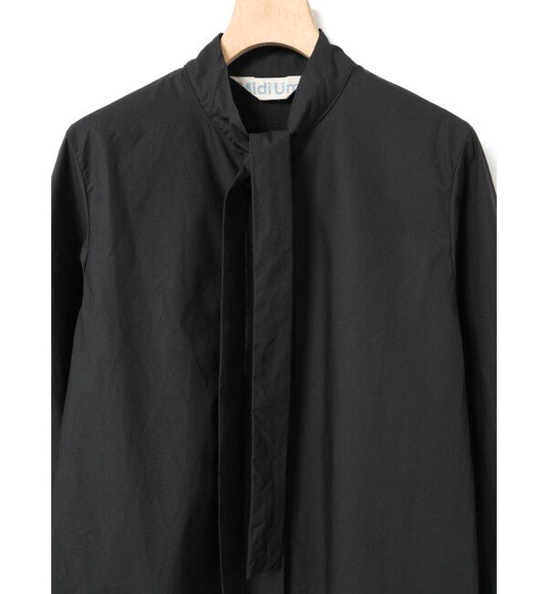 MidiUmi「MidiUmi タイネックシャツ」|シャツ・ブラウス|