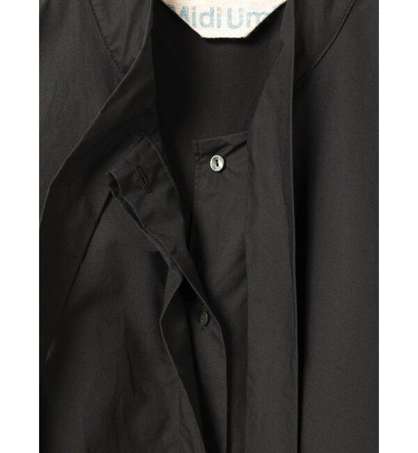 MidiUmi「MidiUmi タイネックシャツ」|シャツ・ブラウス|