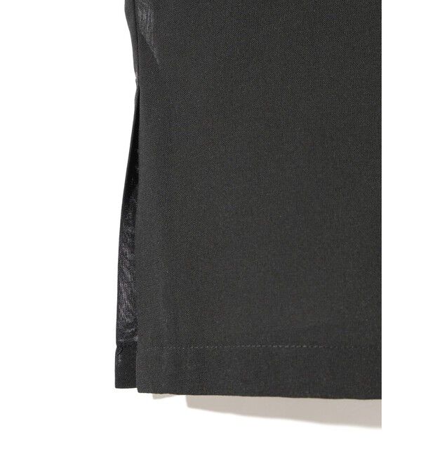 MIDIUMISOLID「MIDIUMISOLID for Ladies シアーテーラードシャツジャケット」|テーラードジャケット|