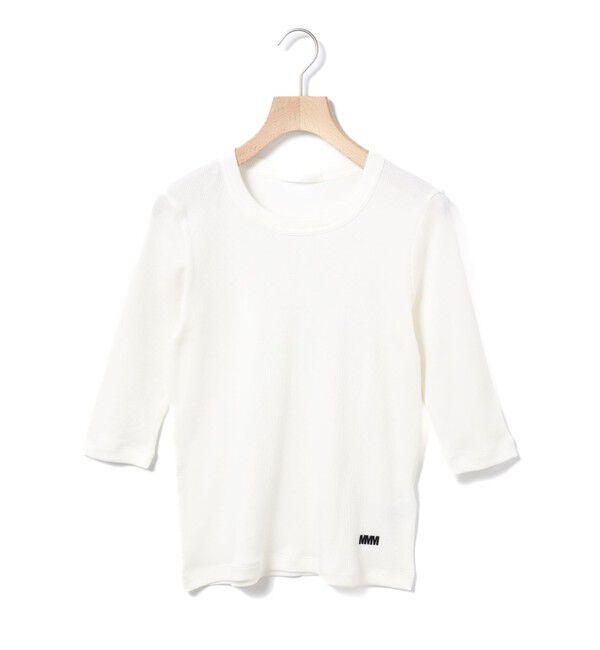 MARMARMAR「MARMARMAR クオータースリーブT」|Tシャツ・カットソー|ホワイト