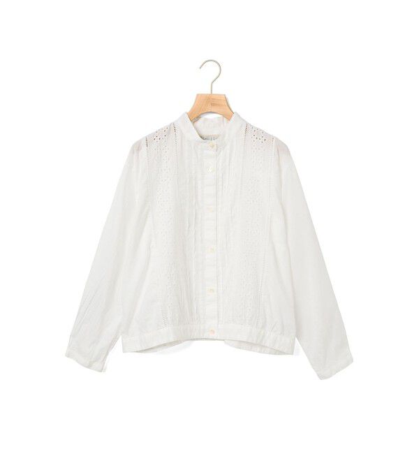 MidiUmi「MidiUmi レースジャケットシャツ」|シャツ・ブラウス|