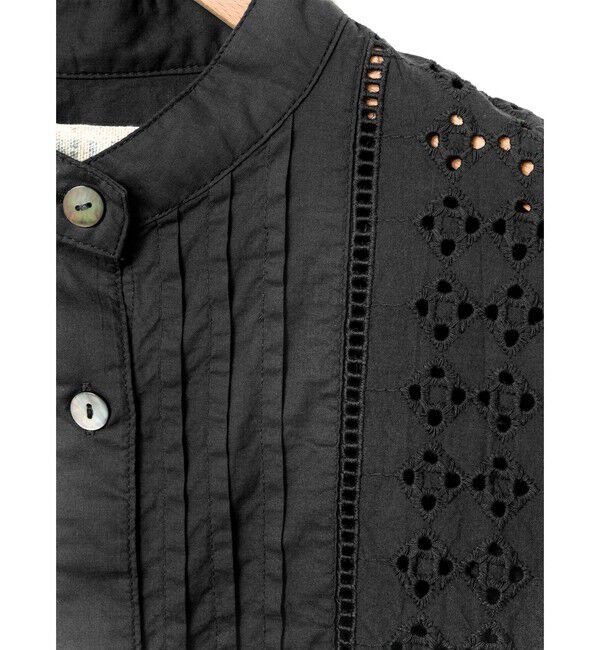 MidiUmi「MidiUmi レースジャケットシャツ」|シャツ・ブラウス|