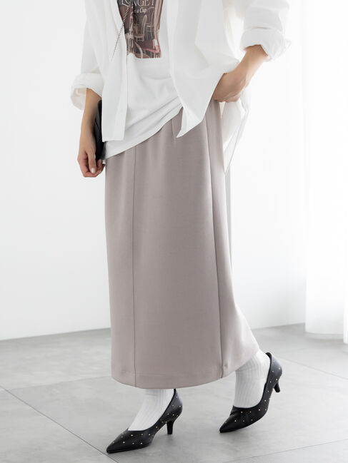 Te chichi「ダンボールナロースカート（セットアップ可）」|スカート|Ｓグレー