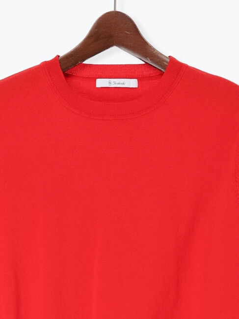 Te chichi「14G天竺ハーフスリーブニットプルオーバー」|ニット・セーター|