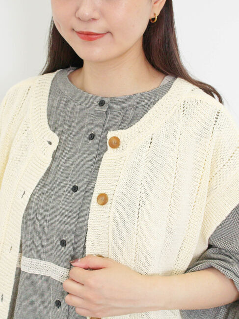 Samansa Mos2「テープヤーン前後2WAYベスト」|ダウンベスト・ベスト|