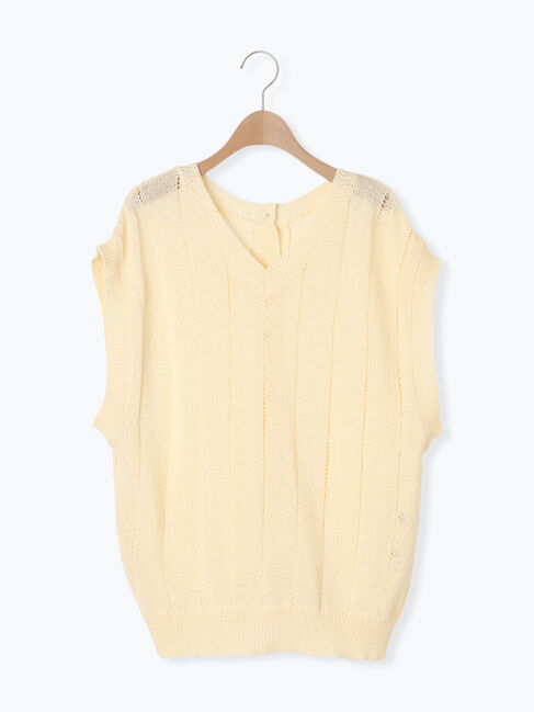 Samansa Mos2「テープヤーン前後2WAYベスト」|ダウンベスト・ベスト|