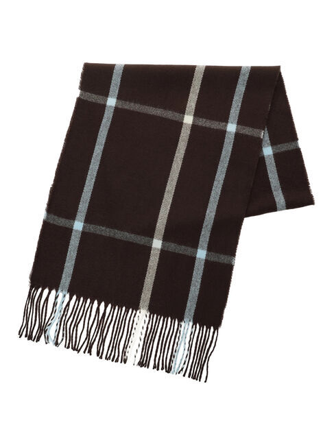 Samansa Mos2 blue「チェックマフラー」|その他|