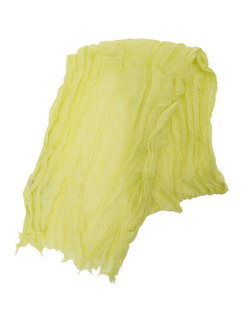 Samansa Mos2「【UVカット】麻綿シワ加工ストール」|その他|