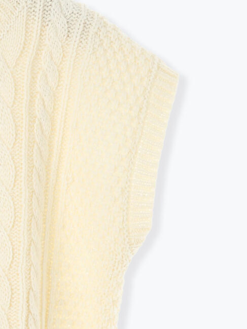 Samansa Mos2 Lagom「【マシンウォッシャブル】ニットベスト」|ダウンベスト・ベスト|