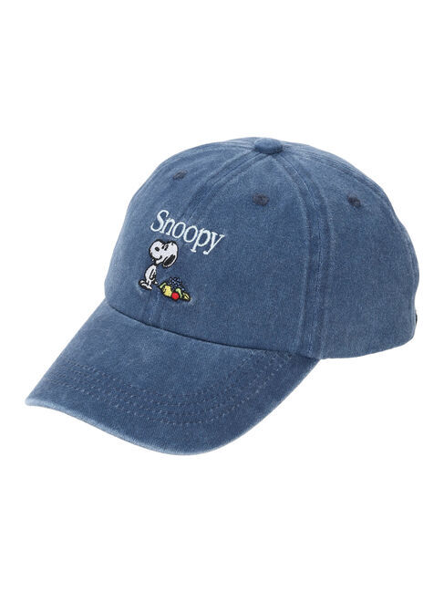 Samansa Mos2 Lagom「【FRUIT OF THE LOOM】PEANUTS 刺繍キャップ」|その他|ネイビー