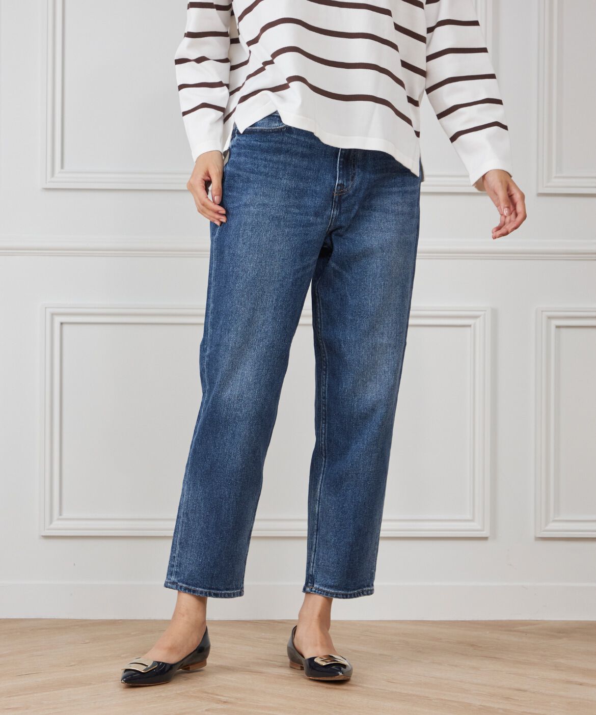 7-IDconcept.「Cacao ペグトップデニム《Healthy DENIM》」|デニム|インディゴ9