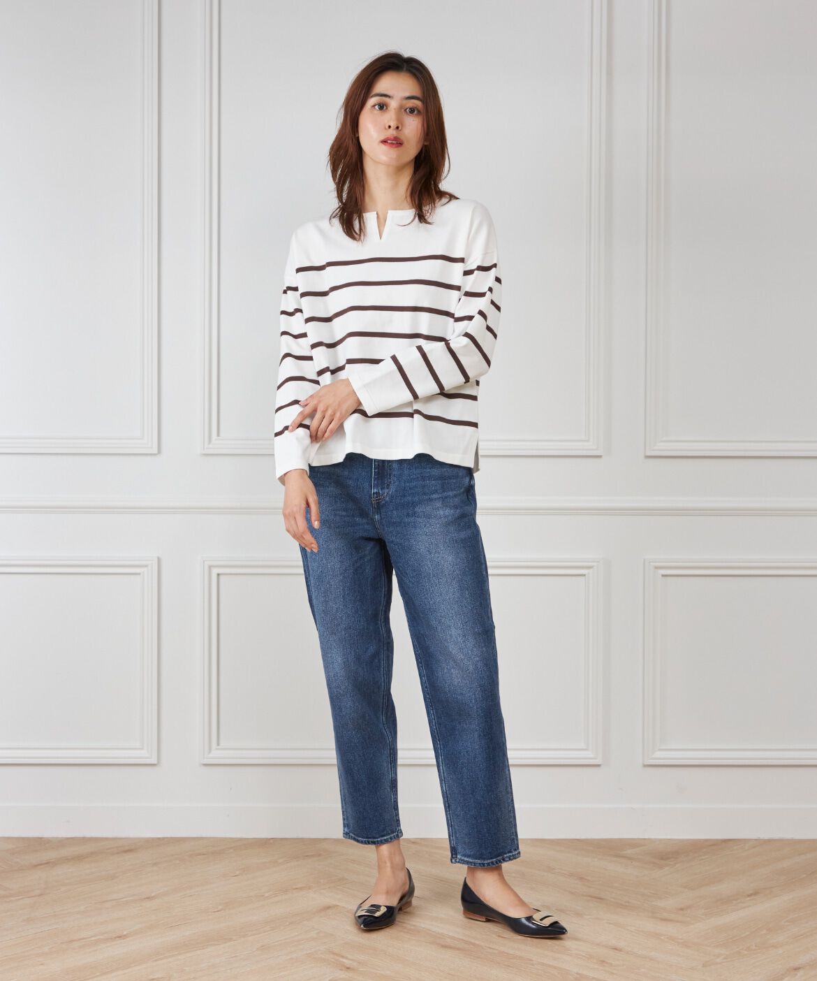 7-IDconcept.「Cacao ペグトップデニム《Healthy DENIM》」|デニム|