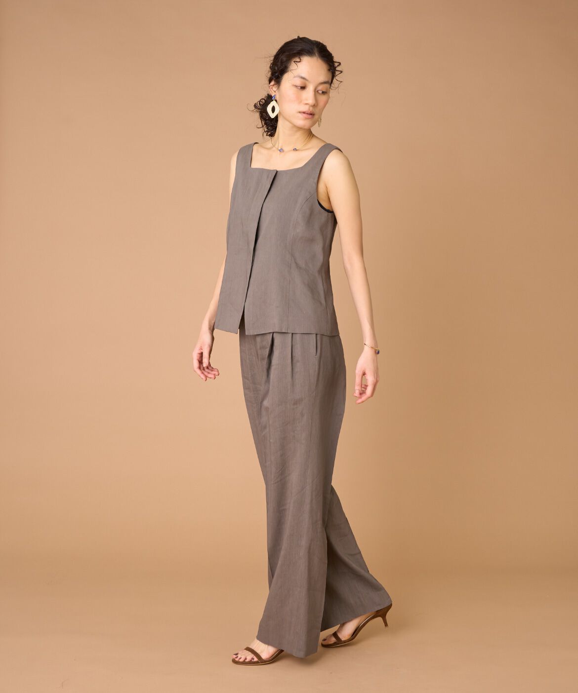 INED「リネンセミワイドパンツ《PONTERORTO》」|その他|