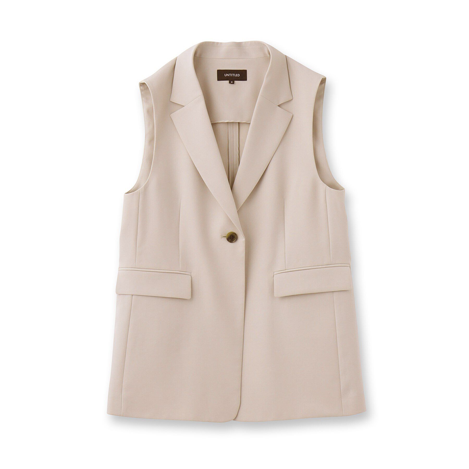 UNTITLED「【接触冷感/UV/セットアップ可能】ライトウェイト テーラードジレ」|ベスト・ジレ|