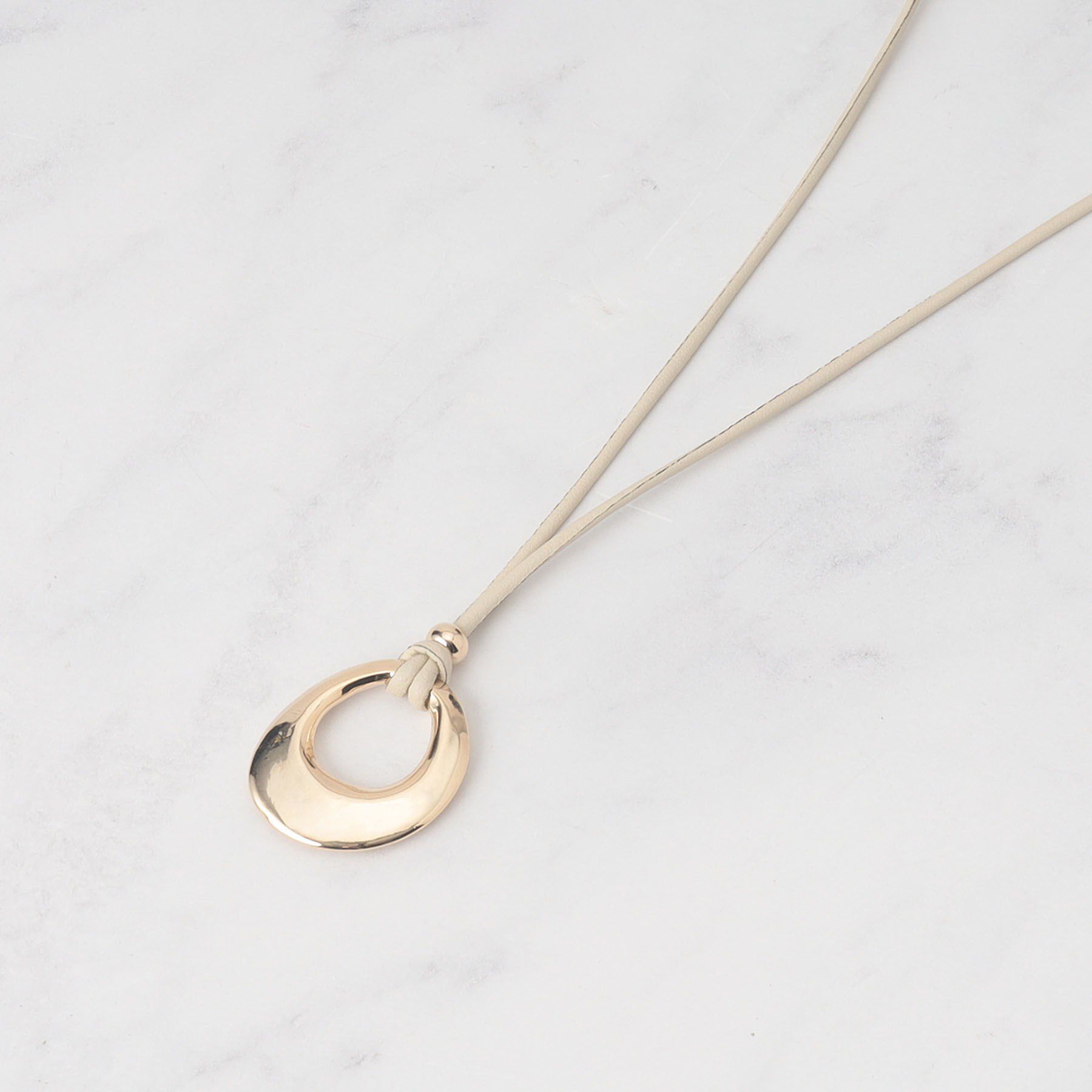 UNTITLED「リングコードトップネックレス」|ネックレス|ゴールド(007)